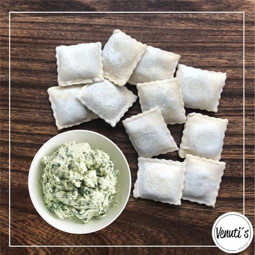 RAVIOLI DE RICOTTA Y ESPINACA